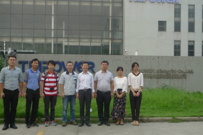 2017年9月12日，协会秘书处到浙江江阴市走访会员企业——江阴市天马电源制造有限公司。
