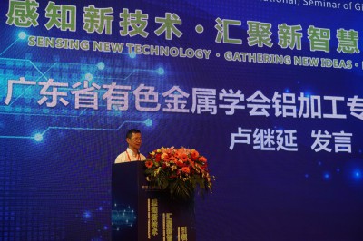 2017年9月13日，首届江顺铝挤压新技术（国际）研讨会在江阴市举行。协会技术专家委员会主任卢继延先生到会发言。