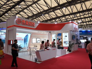 2018年7月11-13 日上海国际铝工业展上，协会单位—广东伟业铝厂集团有限公司开设展位。